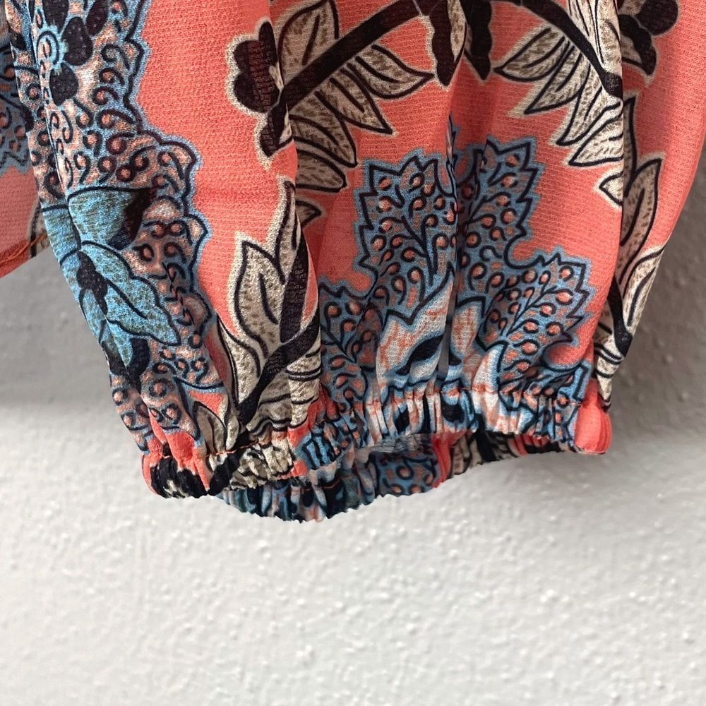 Cooper St Viva Sheer Floral Paisley Print Top - Picture 8 of 9